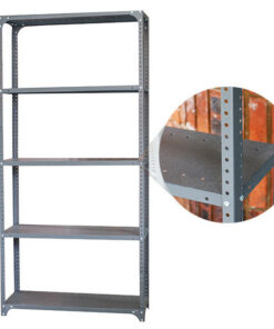 Steel Shelving 5 Shelves - Metal - 191 x 91 x 30.5 cm - AUC17-grey