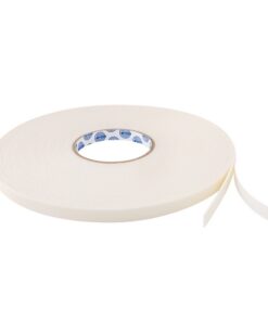 Double Sided Foam Tape - White - 12mm x 20m - Box of 18 - Pack of 18 - 1000006405