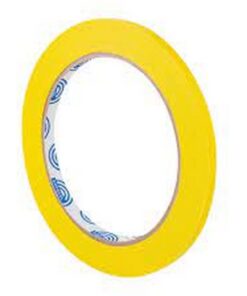 Lane Marking - Soft PVC - Fine Line - Yellow - 48mm x 30m - Box of 36 - Pack of 36 - 1000006362