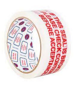 Security Printed Packaging Tape - PP 31 - 48mm x 50m - Box of 36 - Pack of 36 - 1000006173