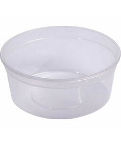 500ml Take Away Containers - Tub Only - Clear - Pack of 200