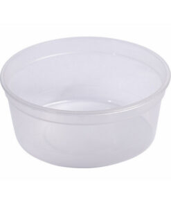 250ml Take Away Containers - Tub Only - Clear - Pack of 200