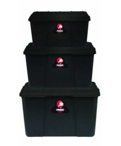 Plastic Storage Box - Pride - 3 Piece 25L - 45L - 65L