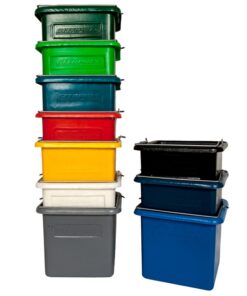 25L Plastic Bucket -With Steel Handle - Colour Options