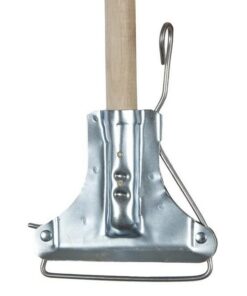 Metal Fan Mop Holder - Pine Handle - 1.5m