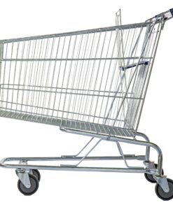 Steel Shopping Trolley - Metal Mesh - with Child Seat - 210L