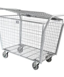 Steel Parcel Trolley - With Lid - Lockable - 110 x 65 x 94cm