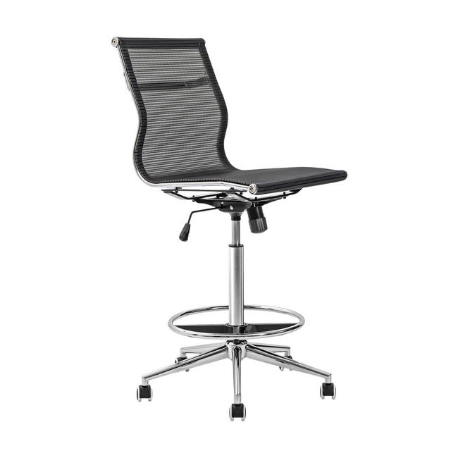Draughtsman Office Chair - Netting - No Arms - Swivel and Tilt - Colour Options
