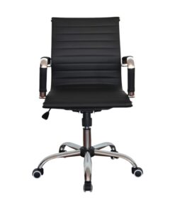Medium Back Office Chair - Generic - PU Leather - Swivel and Tilt - Gas Height - Colour Options