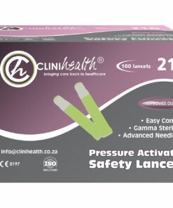 Lancets Safety 21G CliniHealth – 100s