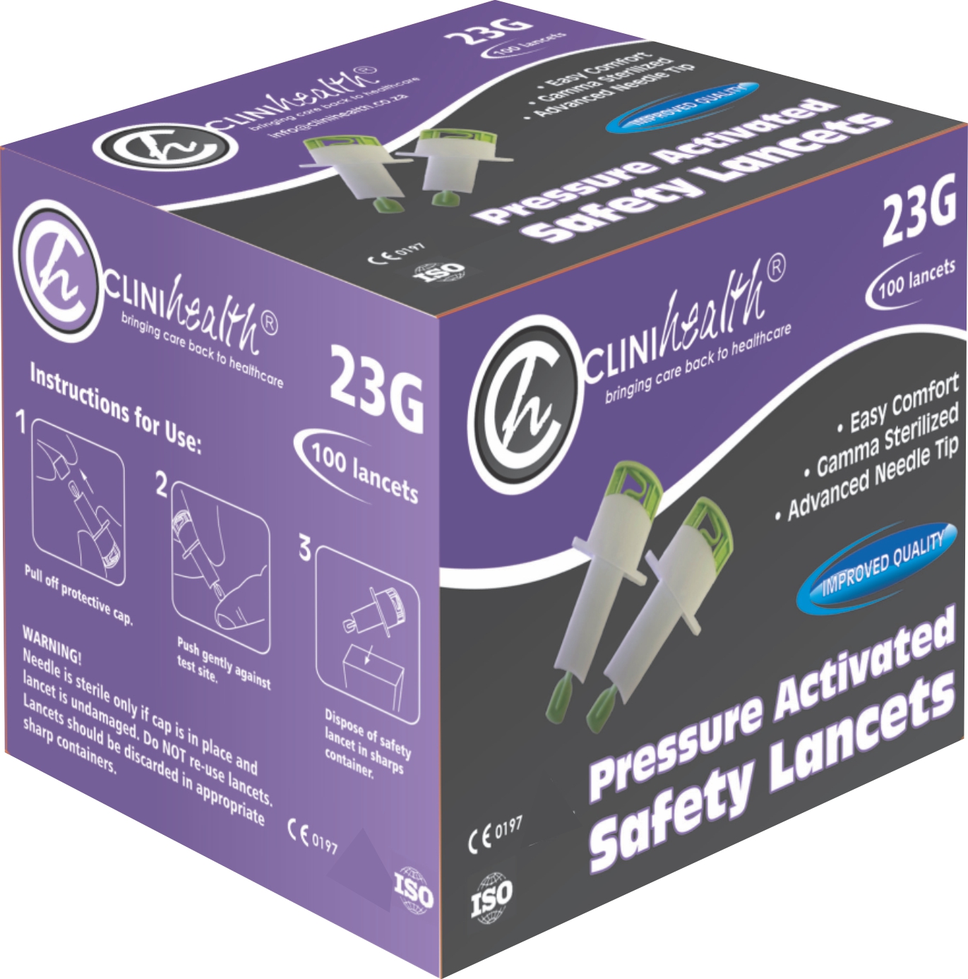Safety Lancets 23G 100s