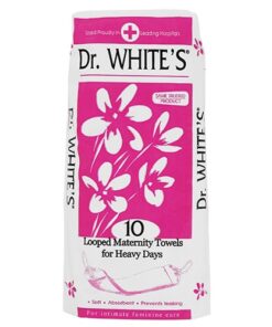 Maternity Pads – Dr Whites San Towels  Looped 10