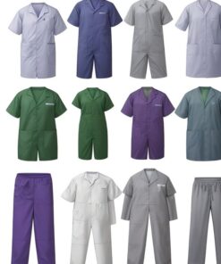 disposable scrubs - set blue