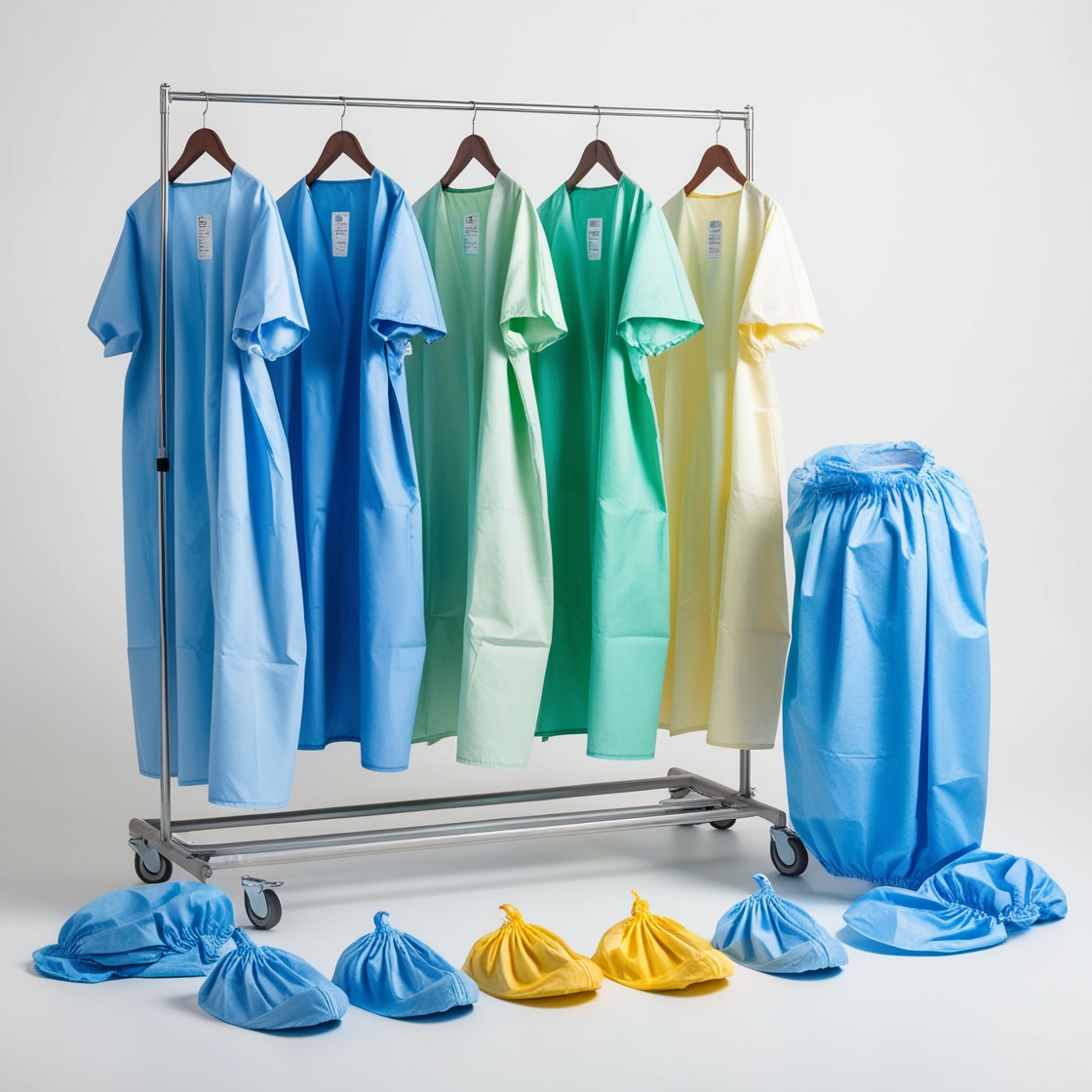 Disposable isolation gown 50gsm