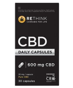 Rethink Cbd Daily Caps 600mg – 30’s