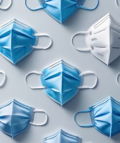 3 ply face mask black