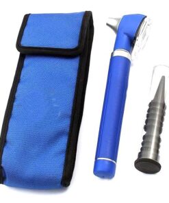 fibre optic pocket otoscope – blue std