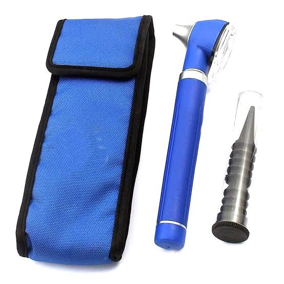 fibre optic pocket otoscope – blue std