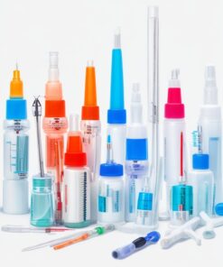 plas bottle 100ml round amber screw 100