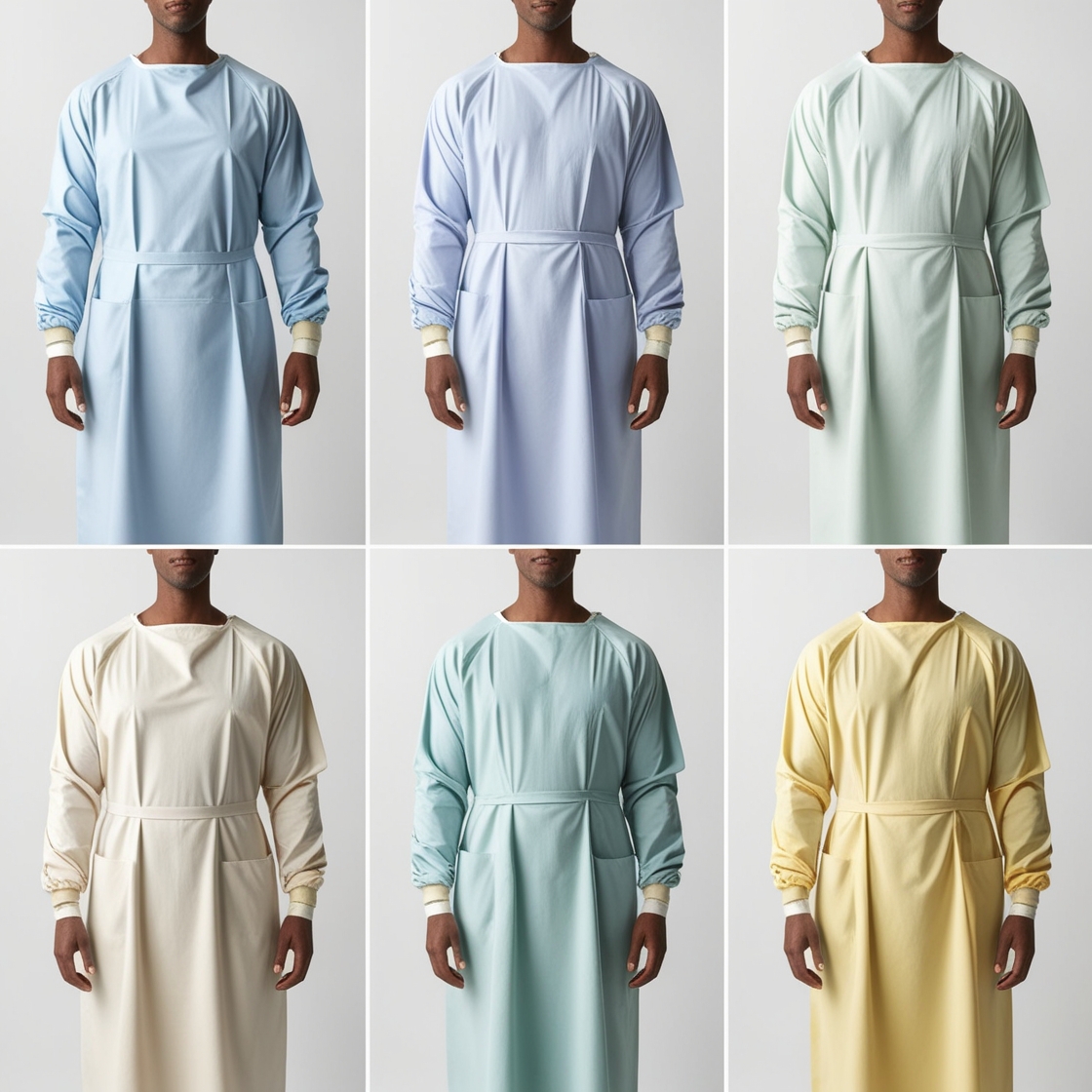 green cotton Surgical gown