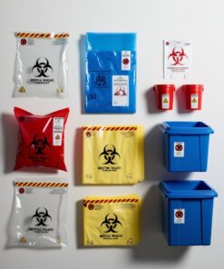 yellow sharps container