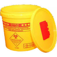 2,5L Base & Lid Round Sharps container - Image 5