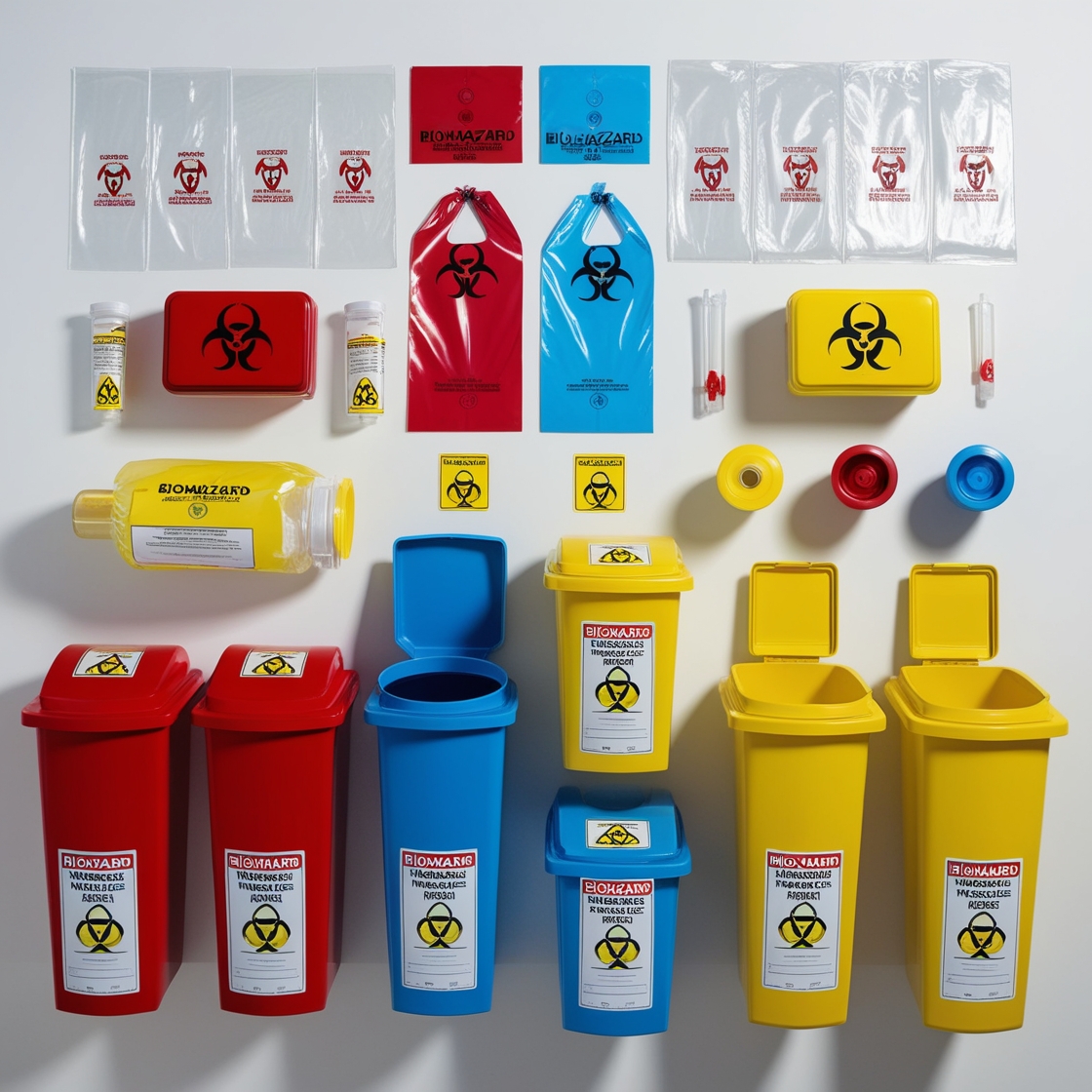 yellow sharps container