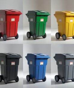 360L Wheelie Bin - Single Unit