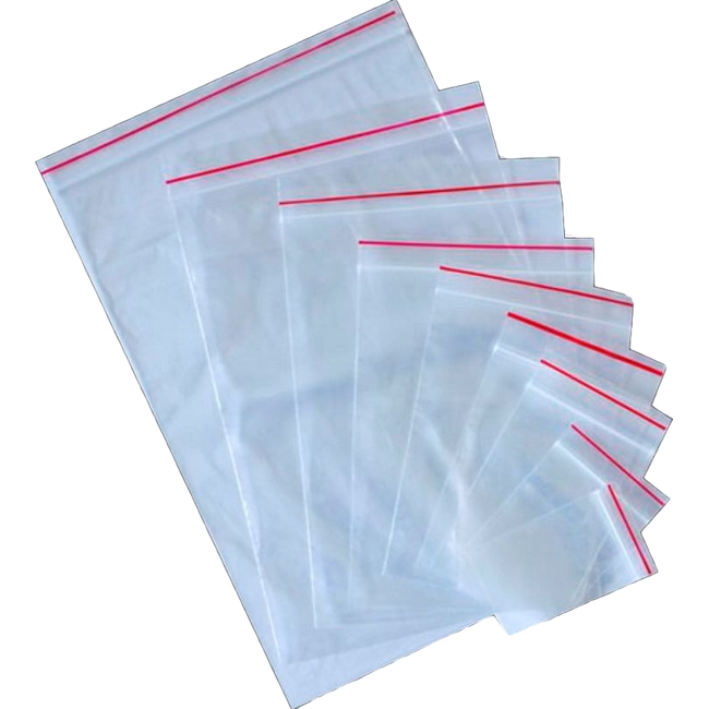 Resealable Plastic Grip Zip Lock Bags - 40 Micron - 18 x 32 cm - Pack of 1000 - 2G_PLMG1823