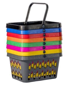 Plastic Shopping Basket - Jumbo - 36L - Colour Options
