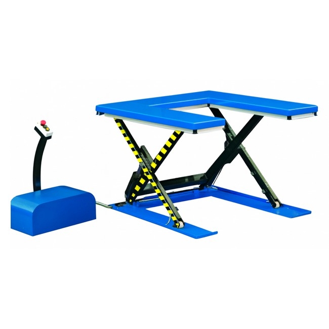 Electric U-Level Lift Table - 1500kg Capacity - 860mm Lift
