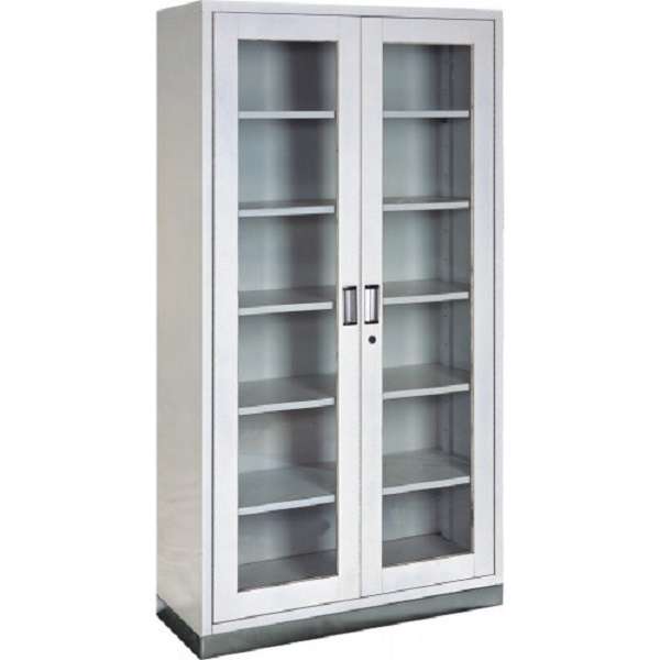 2 Door Appliance Cupboard with Stainless Steel Base