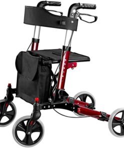 Rollator Supreme 4 wheel with bag – Aluminum Lite