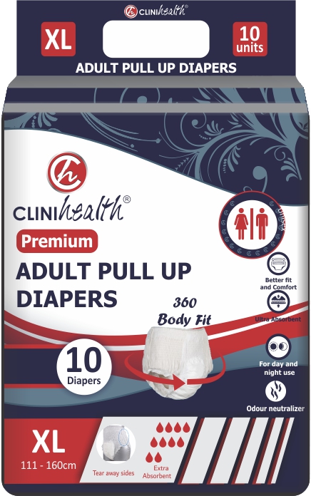 Adult Diapers Premium 10s – XL Pullup 10S