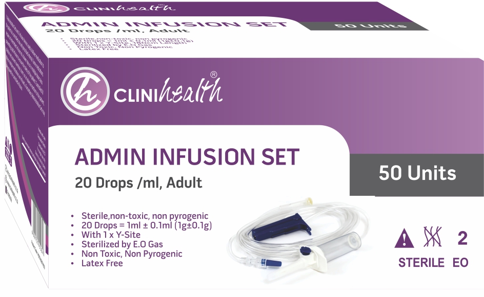 IV Admin Solution Set 20 Drop Latex Free – Adult-50s