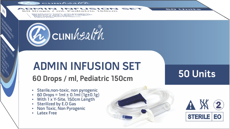 IV Admin Solution Set 60 Drop Latex Free – Paediatric-50s