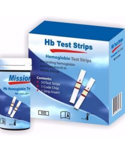 Hemoglobin Test Strips 50’s Mission