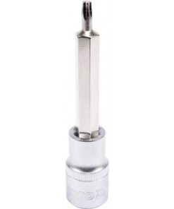 Torx Bit Socket - Male - Chrome Vanadium - 1/2" Connector - Long - T25 x 100mm - YT-04321