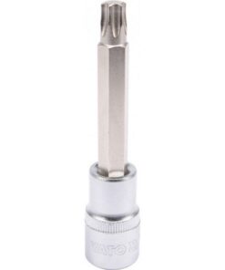 Torx Bit Socket - Male - Chrome Vanadium - 1/2" Connector - Long - T50 x 100mm - YT-04326