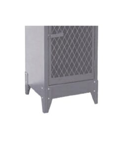 Steel Locker Feet - Set of 4 - Hammertone Grey - M07B110-grey