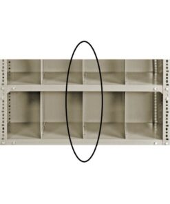 Bolted Shelving Steel Shelf Divider - Uni-Angle - Painted - 30.5 x 38.1 cm