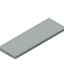 Bolted Shelving Steel Shelf - Uni-Angle - Galvanised - 91.4 x 76.2 cm