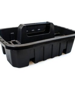 Kennedy Tool Tote Tray - Plastic - Black - 39.2 x 27.9 x 14.7 cm