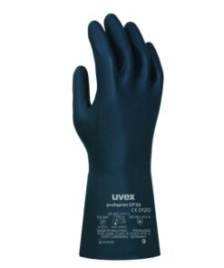 Uvex Protection Glove Profapren CF33, 33 cm, Size 7-S, Type 60119, Dark Blue, Pack of 10 Pair