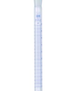Hirschmann Laborgeräte Test Tube 20.0,1 ml, NS Ground, PE Plug, Blue Graduated