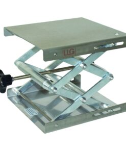 LLG Lab Jack 200x200 mm, Height Min 60 mm, Height Max 270 mm, Stainless Steel