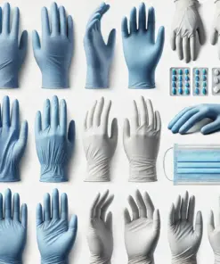 Uvex Protection Gloves RUBIFLEX S NB35B ca. 35 cm, Size 11, Type 60224, Blue, Pair