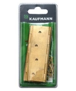 Kaufmann Butt Hinge Brass 100Mm (Brass Pin) (Pair)