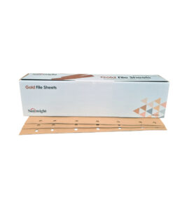 17617 14 Hole Velcro File Gold Sheet 70Mm X 420Mm (500) - 100Pc