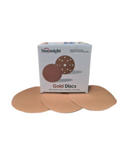 02406 Sunmight Velcro Gold Disc 150Mm No Hole (80) - 100Pc